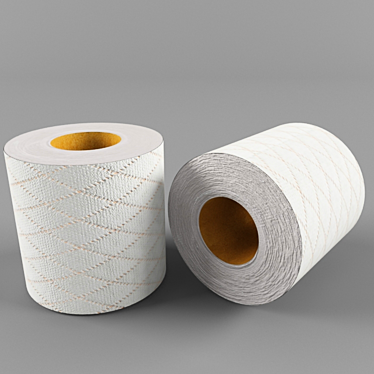 Softest Sheets of Comfort: Toilet Paper 3D model image 1 