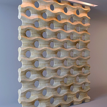 Ducale Stone Walls: Magnificent Decorative Partitions 3D model image 1 