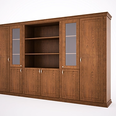 Title: Elegant Classic Wardrobe 3D model image 1 