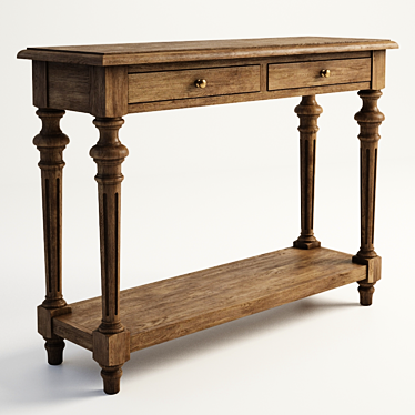 Elegant Marlow Console Table - 512.002-2N7 3D model image 1 