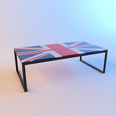 Modern Union Coffee Table 3D model image 1 