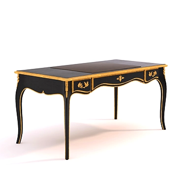 Italian Luxury: SELVA Desk Benedikt 3D model image 1 