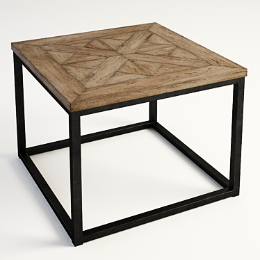 Burton Side Table: Elegant and Functional 3D model image 1 