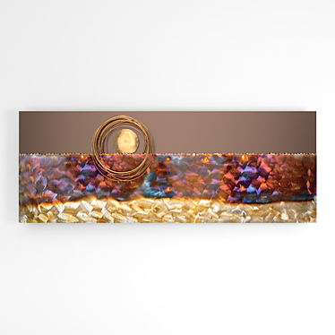 Dream Rising: Abstract Metal Wall Decor 3D model image 1 