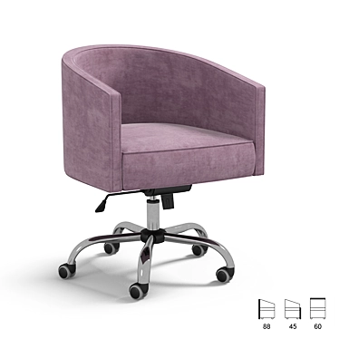 ErgoSoft Office Chair 3D model image 1 