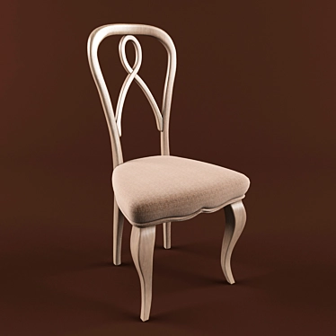Elegant Eloée Chair: Artistic Flair! 3D model image 1 