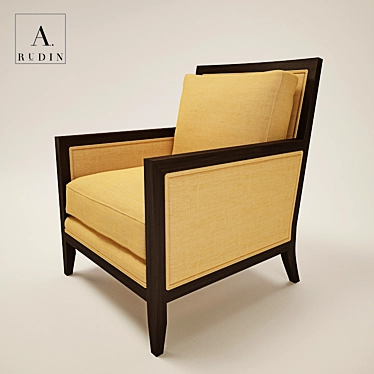 Luxury Armchair: A Rudin 636 3D model image 1 