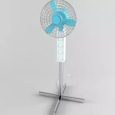 Cool Breeze Fan 3D model image 1 