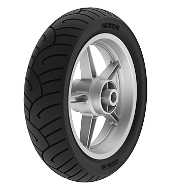 Honda 250CC Motorcycle Tire 3D model image 1 