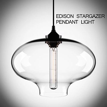 Glamorous Edison Stargazer Pendant 3D model image 1 
