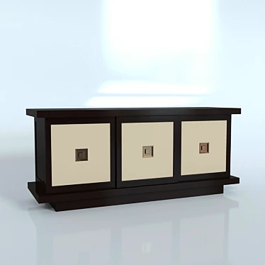 Elegant & Sleek Thomas Pheasant Console 3D model image 1 