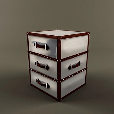 Elegant Catalina Side Table 3D model image 1 