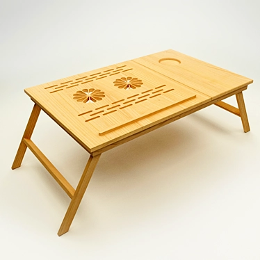 Eco-Fold Laptop Table 3D model image 1 