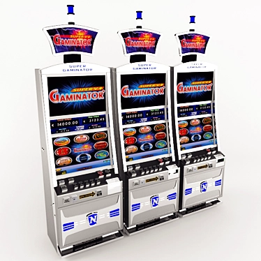 Gaminator FV629 Slot Machine: High Polys, Compact Size 3D model image 1 