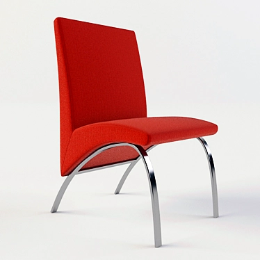 Crimson Contemporary Seating 3D model image 1 