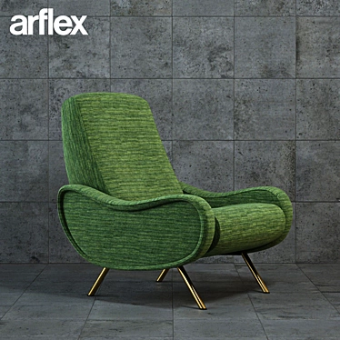 Sophisticated Armchair Arflex L'idelle 3D model image 1 