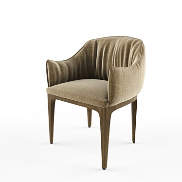 Potocco Blossom P Chair: Elegant and Versatile 3D model image 1 