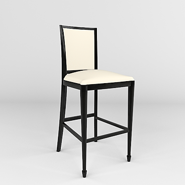 Stylish Bar Chair 3D model image 1 