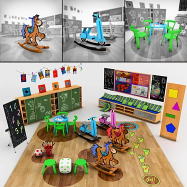 Kids' Kindergarten Kingdom 3D model image 1 
