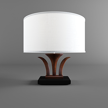Elegant Cascade Table Lamp 3D model image 1 