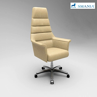 Sleek Lounge Chair 3D model image 1 