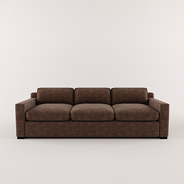 Sleek and Stylish Modern Sofa 3D model image 1 