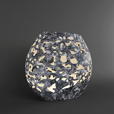 Illuminating Elegance: Twilight Large Vase 3D model image 1 
