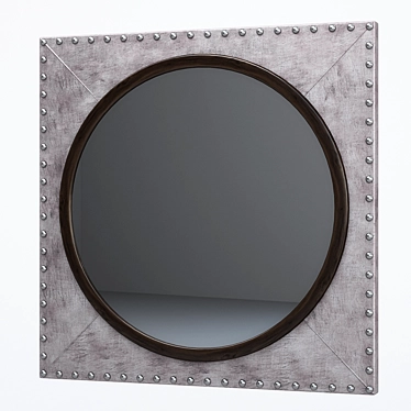 Urban Edge Circular Mirror 3D model image 1 