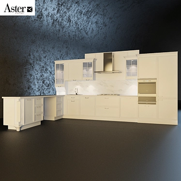 Aster Kitchen: Modern and Stylish 3D model image 1 