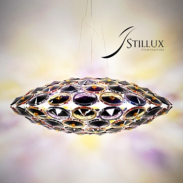 Sleek Stilux Diamond Pendant 3D model image 1 