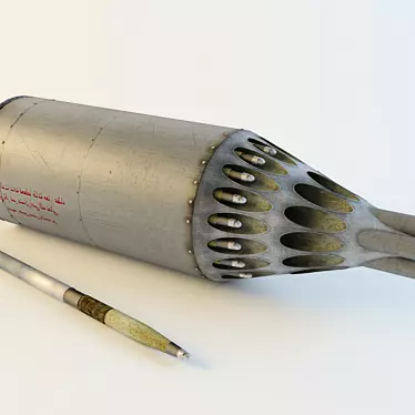 Title: Sleek Missile Pen 3D model image 1 