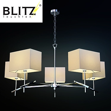 BLITZ Modern Chandelier, Art. 3171-45 3D model image 1 