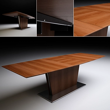 Modern Milano Dining Table 3D model image 1 