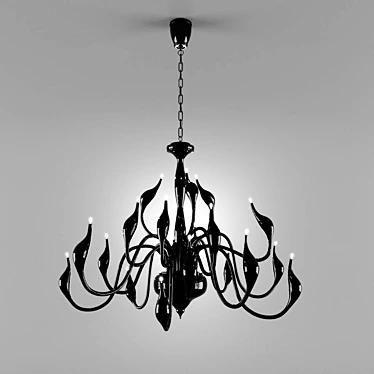 Designer's Choice: Fabio Fornasier Chandelier 3D model image 1 