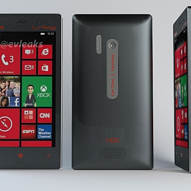 Nokia Lumia 928: Sleek Windows Phone 3D model image 1 