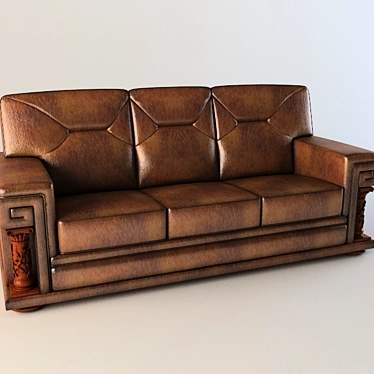 Luxurious Ercole Romanica Divan 3D model image 1 