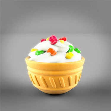 Title: Dessert Delight Basket 3D model image 1 