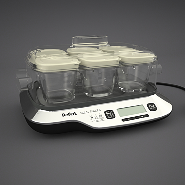 TEFAL YG654: Six-Cup Yogurt Maker 3D model image 1 