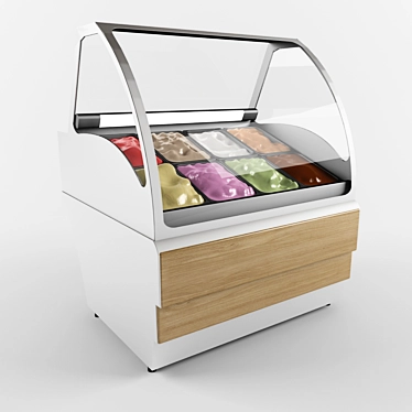 Ice Cream Showcase 3D model image 1 