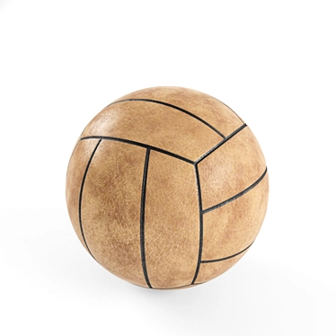 Pro Volleyball Ball 3D model image 1 