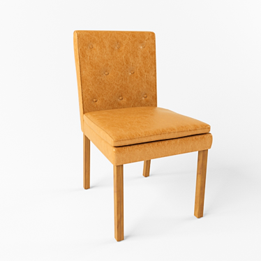 Sleek and Stylish: La Scala Dining Chair 3D model image 1 
