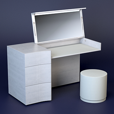 Elegant Armonia Dressing Table 3D model image 1 