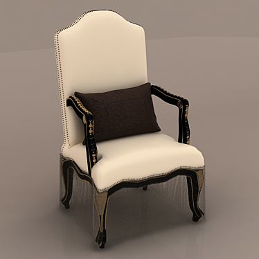 Ergonomic Comfort Chair 3D model image 1 