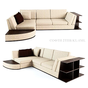 ComfortSoft: The Ultimate Soft Lounge Chair 3D model image 1 