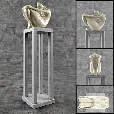 Title: Unique Custom-Made Sculpture 3D model image 1 