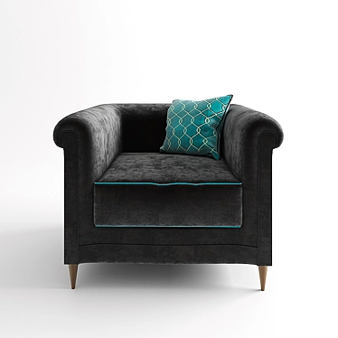 Elegant Vega Chair 3D model image 1 