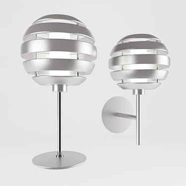 Eglo Mercur Lamp Set 3D model image 1 