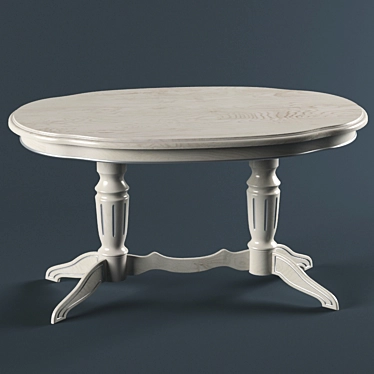 Modern Table with Textures - 3ds Max, FBX, OBJ Formats 3D model image 1 