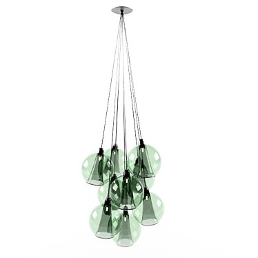 Modern Pendant Ceiling Lamp 3D model image 1 