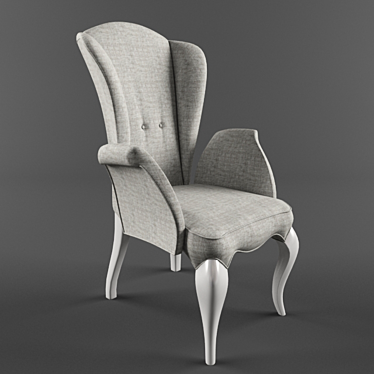 Modern Stackable Chair 3D model image 1 